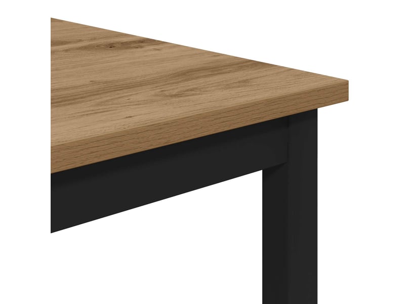  Lot de 2 tabouret de bar, chaise de bar chêne artisanal 40x32x74 cm shl46238  - Conforama D