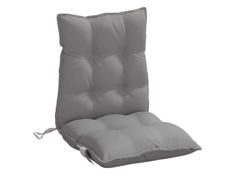  Lot de 4 coussins d'extérieur, coussins de chaise gris 100 x 50 x 7 cm cf56412  - Conforama E