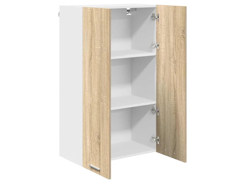  Armoire suspendue cuisine moderne avec grand espace de rangement 60 x 31 x 100 cm en bois d'ingénierie chêne sonoma 02_0053395  - Conforama B
