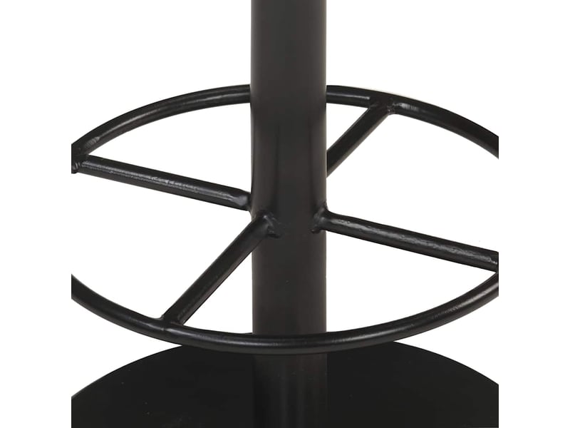  Tabouret de bar, chaise de bar gris cuir véritable  - Conforama D
