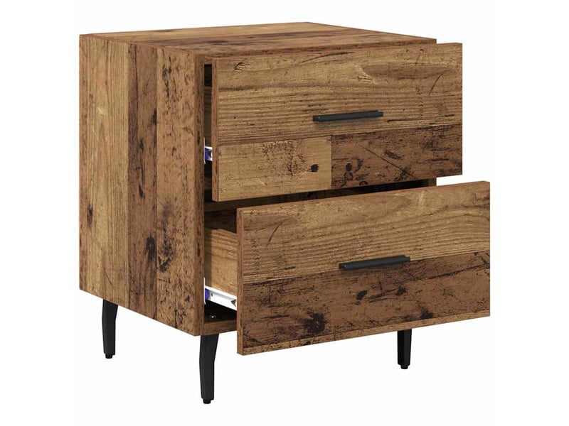  Table de chevet - cabinet de chevet - table de nuit bois ancien 40 x 35 x 47,5 cm  - Conforama D