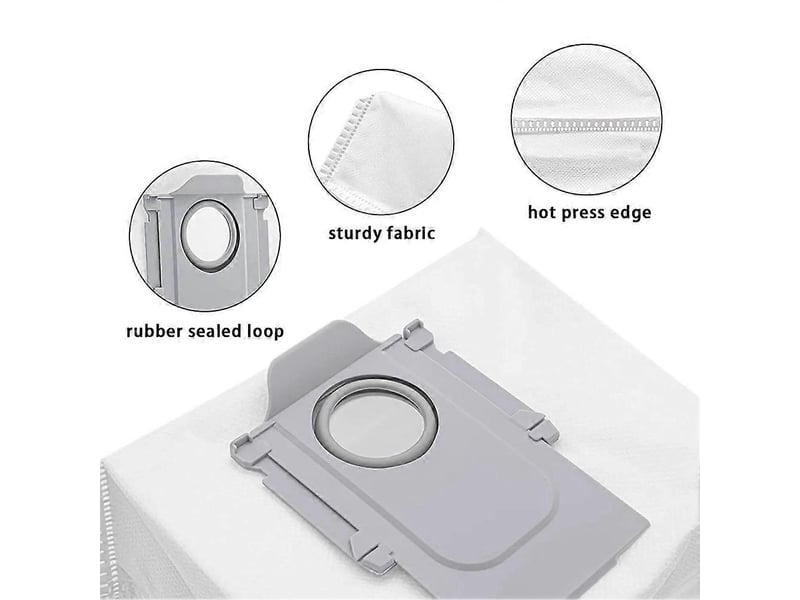 22pcs dust bags for roborock saros 1010r, q revo, qrevo sslim, s8 maxv ultra, s8 max ultra vacuum cleaner parts - Conforama E