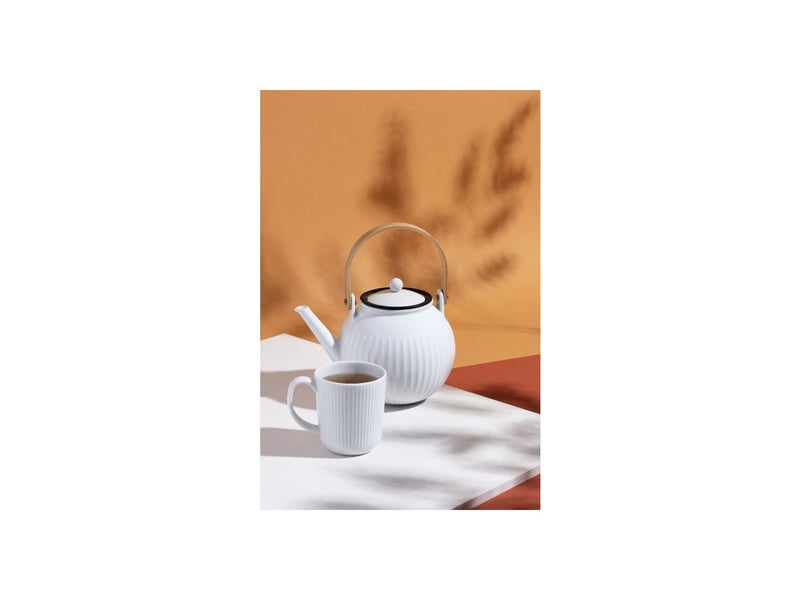  Théière bodum douro 1,5 l en porcelaine blanche avec filtre inox BOD0699965419479 - Conforama E