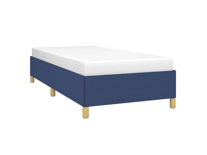 Lit simple- lit adulte -  cadre de lit sans matelas bleu 80x200 cm tissu  - Conforama B