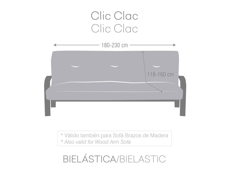 Housses de canapé mod7 premium salsa 3 plz. Avec 1 clic-clac  - Conforama D