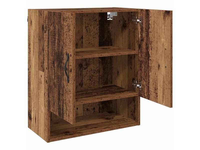  Armoire murale salon, meuble de rangement 60x31x70cm bois d'ingénierie bois ancien shl5188  - Conforama E