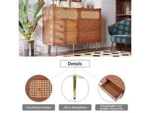 Armoire <strong></strong> <strong></strong> coloris marron largeur 40 cm