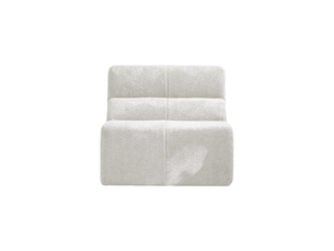 Fauteuil velours ultra-doux style nuage - confort salon, bureau et petit espace