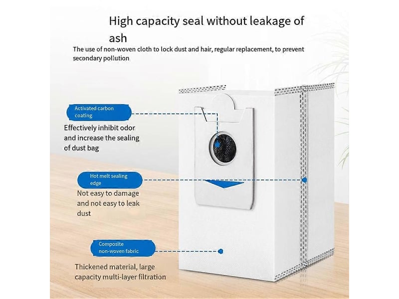  For x5 pro sweeping robot accessories mop dust bag a  - Conforama C