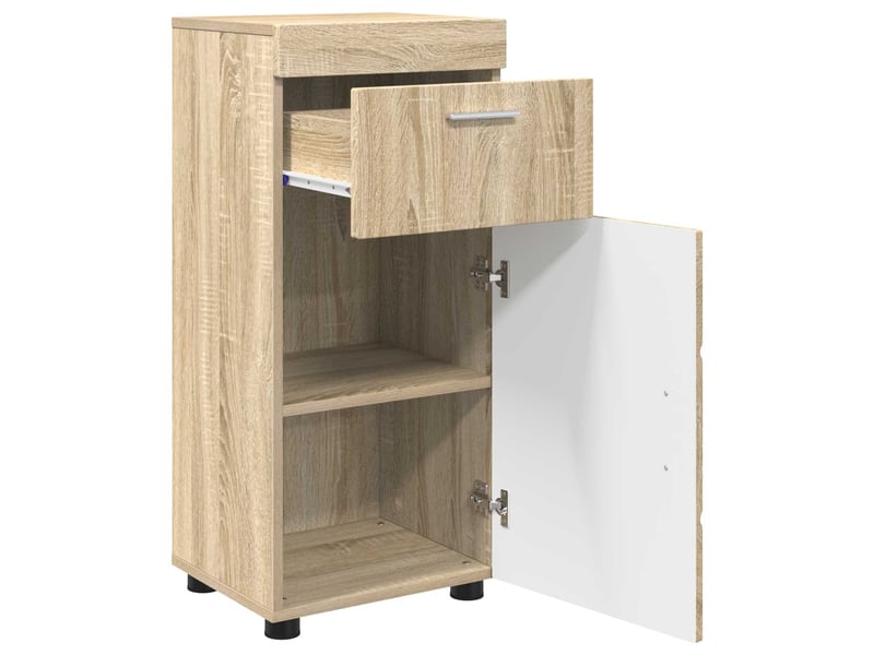 Ensemble d'armoire de salle de bain tulum chêne sonoma cf62982  - Conforama E