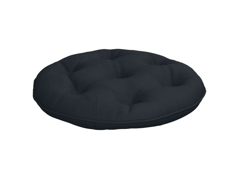 Coussin de chaise suspendue, coussin d'assise vianen 100 % polyester bleu foncé cf54269 - Conforama A