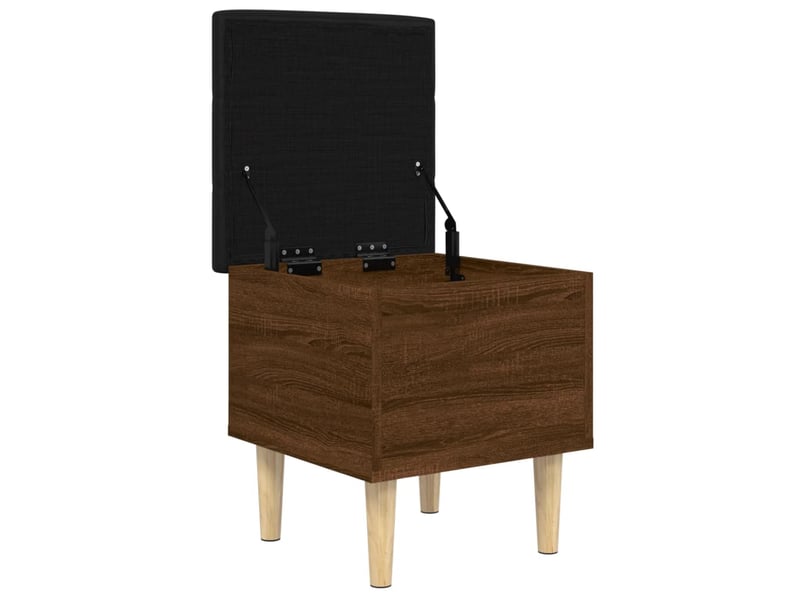  Banc chambre, banc de rangement chêne marron 42x42x46 cm bois d'ingénierie  - Conforama D