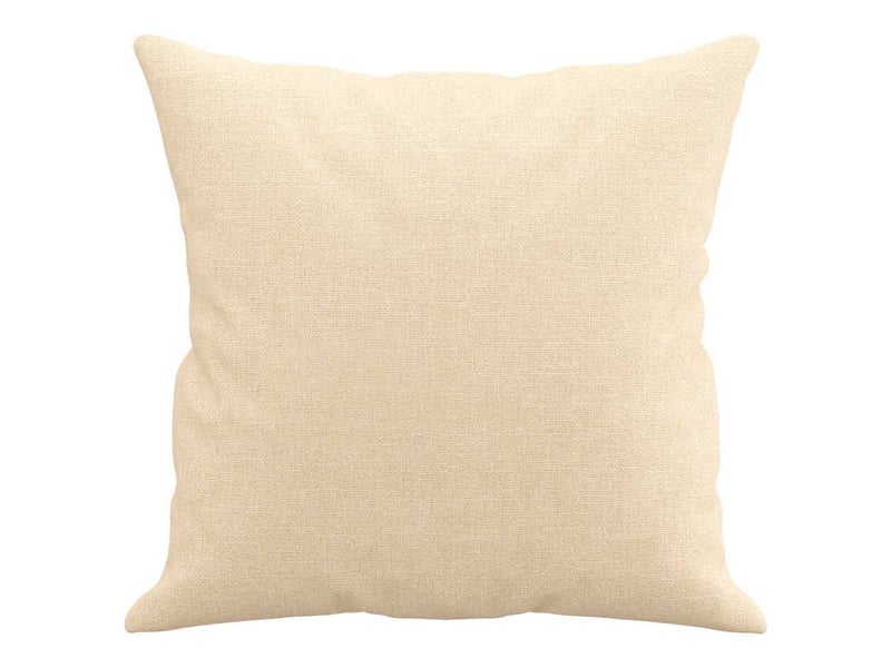  Lot de 2 coussins décoratifs crème 40x40 cm tissu cf60861  - Conforama D
