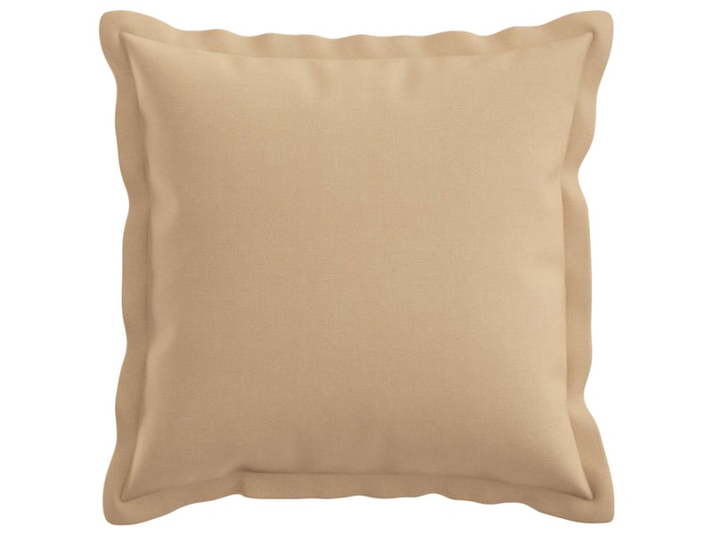  Lot de 12 housses de coussin houten crème 40 x 40 cm cf49039  - Conforama A