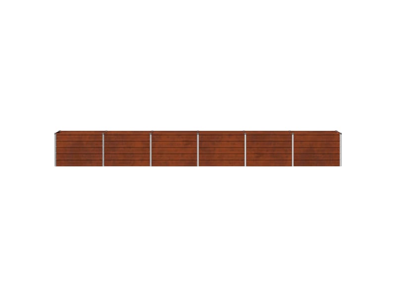  Jardinière - jardin surélevé rouillé 480 x 40 x 55 cm corton  - Conforama D