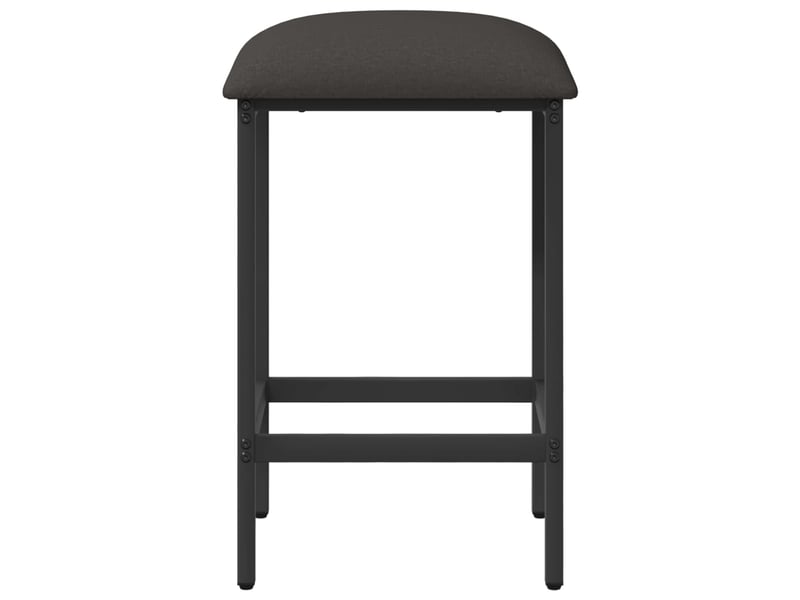  Lot de 2 tabouret de bar, chaise de bar gris foncé 40x32x74 cm shl1674  - Conforama C