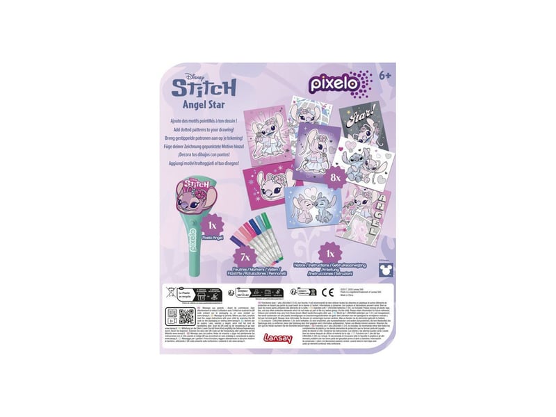  Jeu electronique pixelo angel coloriage pochoir avec 8 illustrations motifs points metalliques LAN3181860202845 - Conforama D