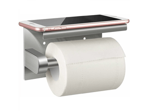 Porte-papier toilette 304, porte-papier toilette, sans perçage, porte-papier toilette mural, acier inoxydable