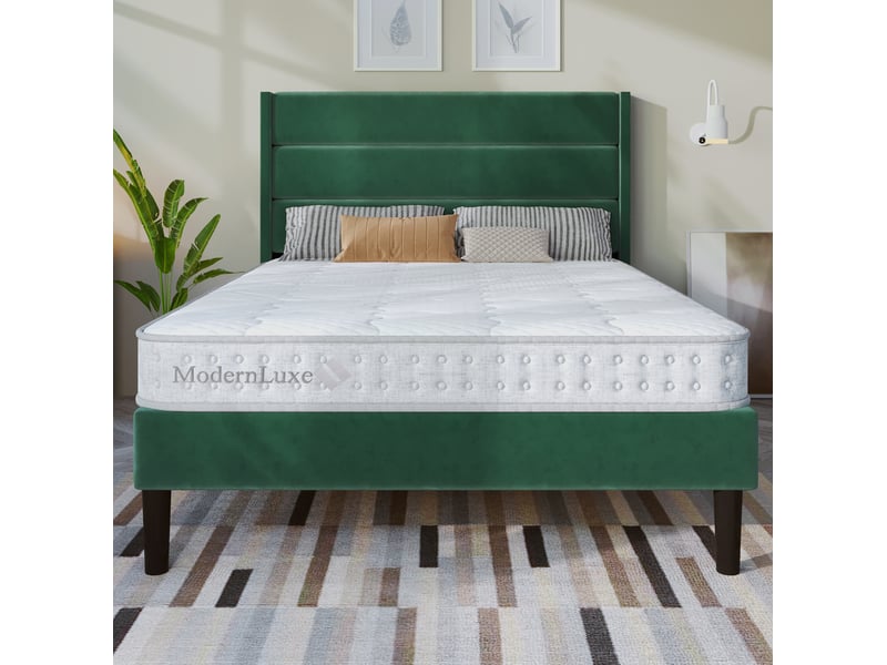  Matelas 140x200 cm 7 zones h3 avec ressorts ensachés et mousse froide blanc  - Conforama B