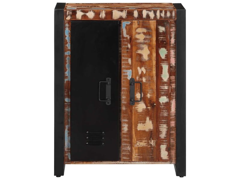 Buffet - bahut - meuble de rangement multicolore 55x35x70 cm bois massif récupération  - Conforama A