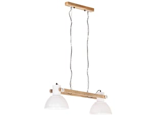 Lampe suspendue, suspension luminaire industrielle 25 w blanc 109 cm e27