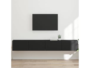 Meuble tv coloris noir 1 cm <strong></strong>  <strong></strong>