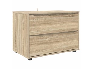 Commode 1 tiroir(s) <strong></strong> <strong></strong> coloris bois clair largeur 80 cm