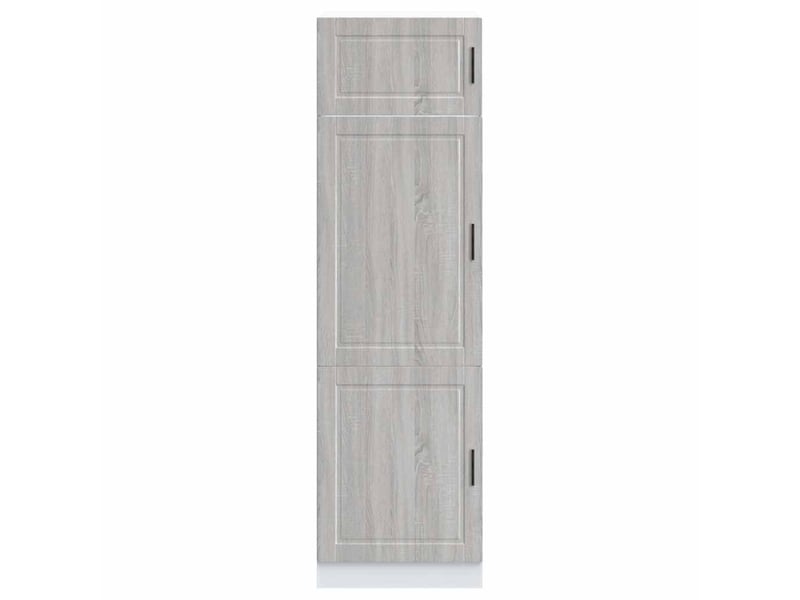  Meuble de rangement, armoire de cuisine porto sonoma gris bois d'ingénierie shl2525  - Conforama C