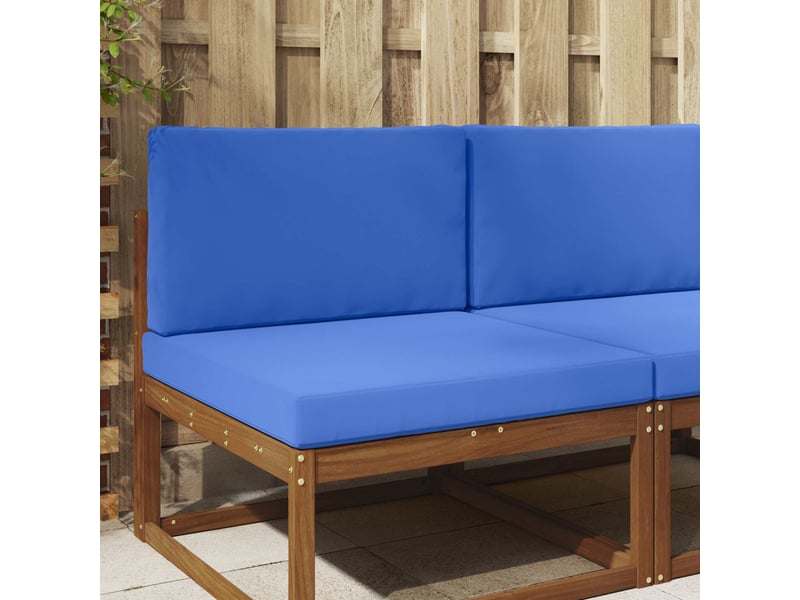  Coussin de canapé d'extérieur, coussin de chaise polyester bleu royal 80 x 80 cm cf54041  - Conforama B