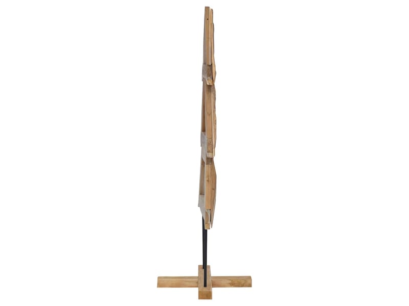  Sapin de noël, arbre de noël marron 149,5 cm bois de teck solide  - Conforama E