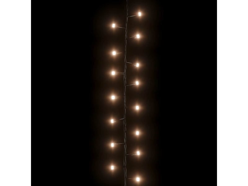  Guirlande à led, éclairage de noël compacte avec 400 led blanc chaud 13 m pvc cf62279  - Conforama E