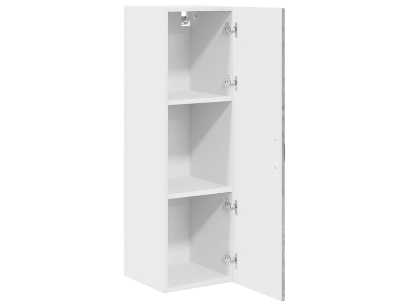 Meuble mural de cuisine, armoire de cuisine gris béton 30x31x100cm shl7938 - Conforama E
