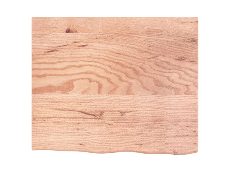  Comptoir de salle de bain, plan de travail marron clair 60x50x2 cm bois traité cf65830  - Conforama C