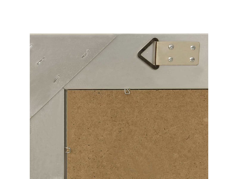 Miroir mural style baroque 60x60 cm argenté cf62886  - Conforama E