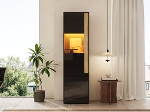 Vitrine coloris bicolore 3 étagère(s) <strong>BIQZUYA</strong> <strong></strong> - 50 cmx179 cm