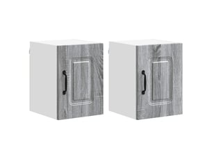 Meuble mural de cuisine | armoire de cuisine 2 pcs gris sonoma shl803