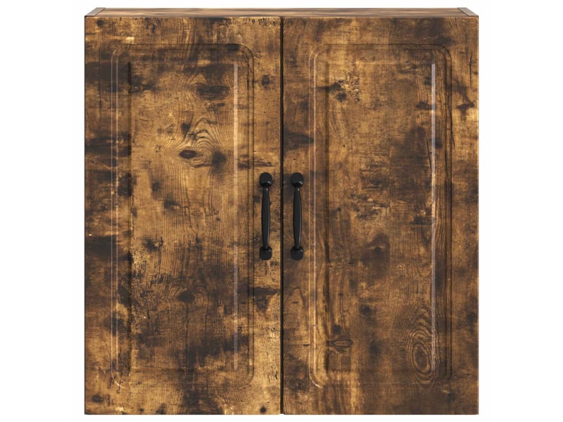 Armoire murale salon, meuble de rangement 59x31x60 cm bois d'ingénierie chêne fumé shl2984 - Conforama D