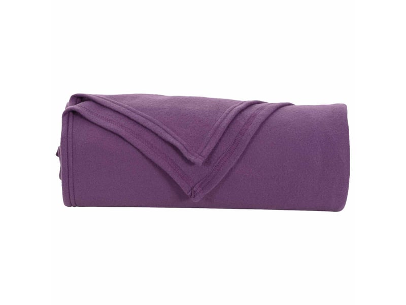  Plaid canapé pourpre 240x220 cm 0.74 kg polaire  - Conforama D
