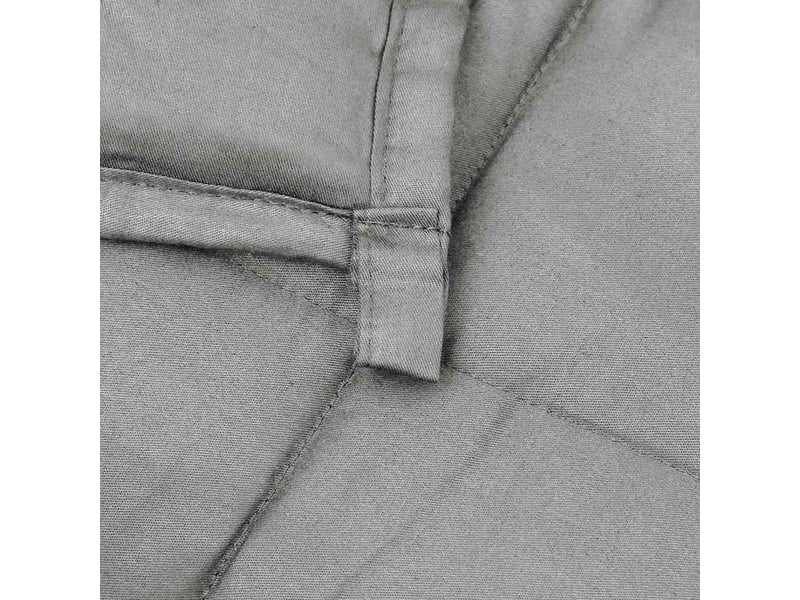  Couverture lestée adulte gris 200x220 cm 13 kg tissu shl3929  - Conforama E