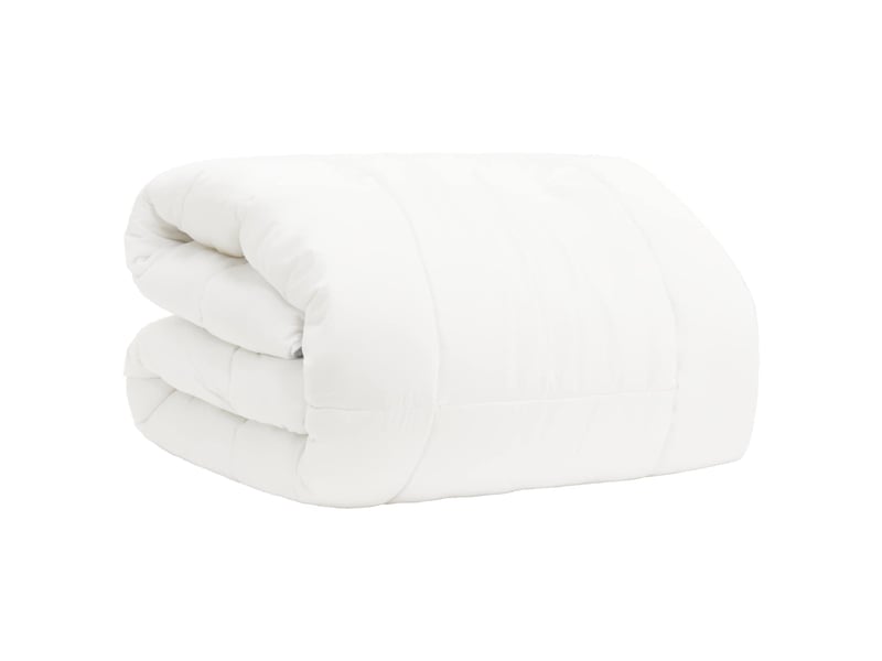  Couette - duvet trier 200x220 cm 4 saisons 350 gsm blanc  - Conforama D