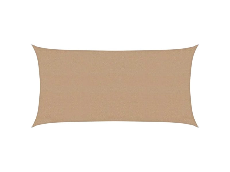  Voile d'ombrage - voile d'ombre - voile parasol 160 gm² taupe 3x6 m pehd  - Conforama A