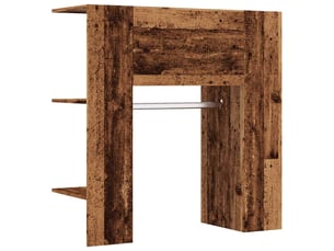 Meuble de rangement, armoire de couloir vieux bois 97,5x37x99 cm bois d'ingénierie