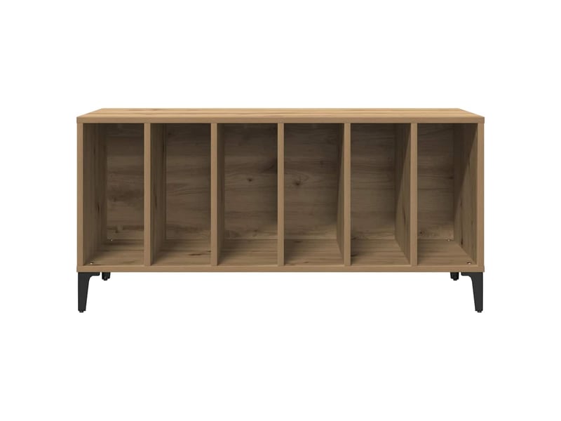  Armoire à disques chêne artisanal 100x38x48cm bois d'ingénierie shl9248  - Conforama D