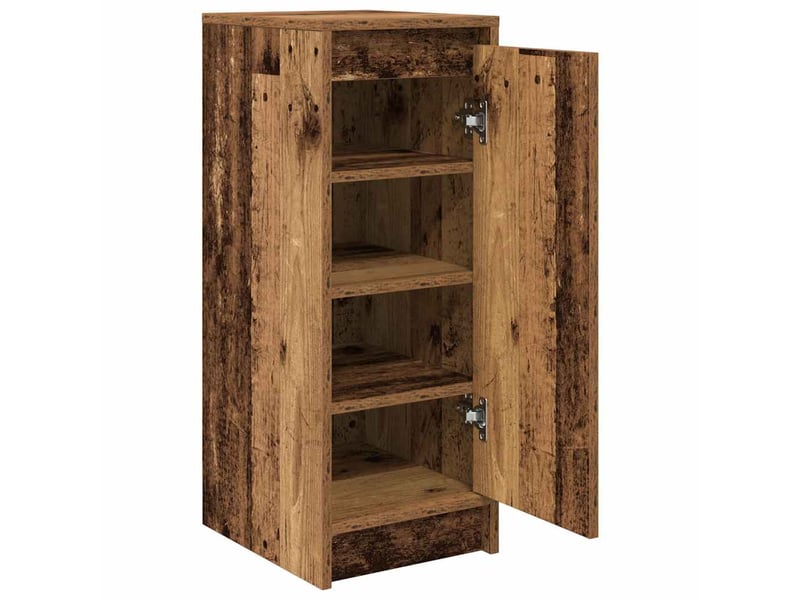  Meuble à chaussure, armoire à chaussures vieux bois 29,5x34x76 cm bois ingénierie  - Conforama E