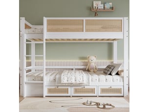 Lit superposé 2x90x200 cm <strong></strong>  <strong></strong> coloris bicolore