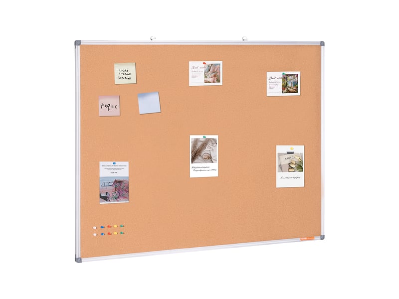  Vevor tableau liège expansif 48x36, mural, éducatif, résidentiel.  - Conforama A