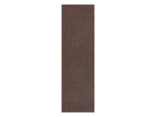 Tapis, tapis de couloir sizal sion a5165a mélange tissé à plat marron 80x300 cm