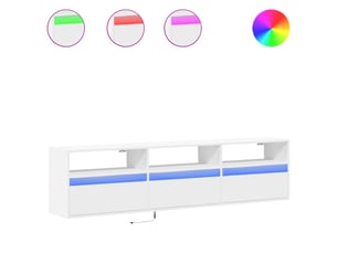 Meuble tv coloris blanc 180 cm <strong></strong>  <strong></strong>