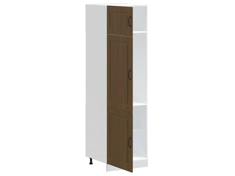  Meuble de rangement, armoire de cuisine kalmar chêne marron bois d'ingénierie shl1573  - Conforama D