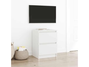 Meuble tv coloris blanc 40 cm <strong></strong>  <strong></strong>